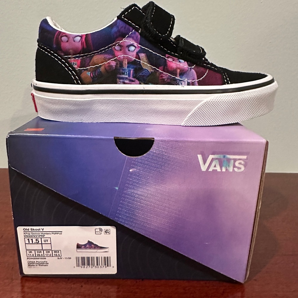 Vans KPop Demon Hunters Sneakers NWT Size 11.5 - Picture 5 of 5